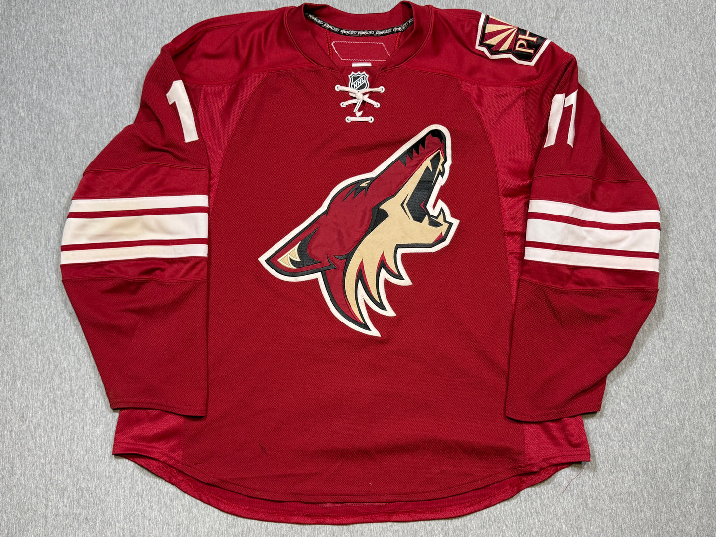Arizona Coyotes Martin Hanzal Rookie Game Worn Jersey