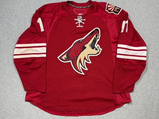 Arizona Coyotes Martin Hanzal Rookie Game Worn Jersey