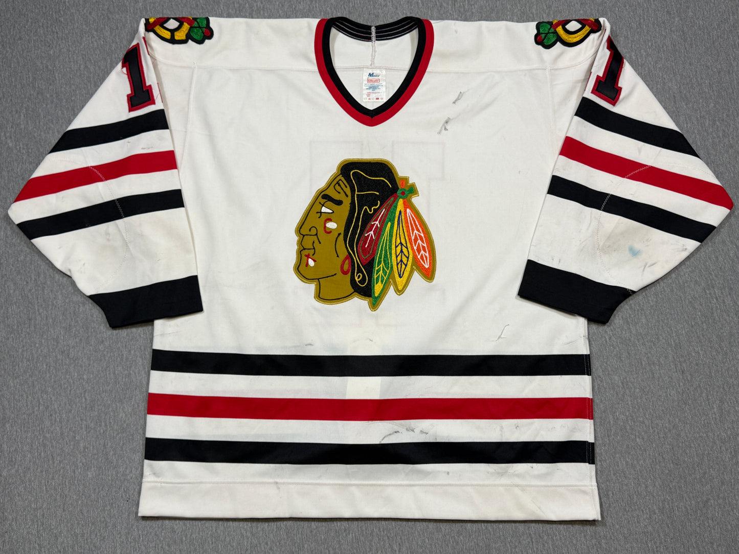 Chicago Blackhawks Mike Eagles Game Worn Jersey