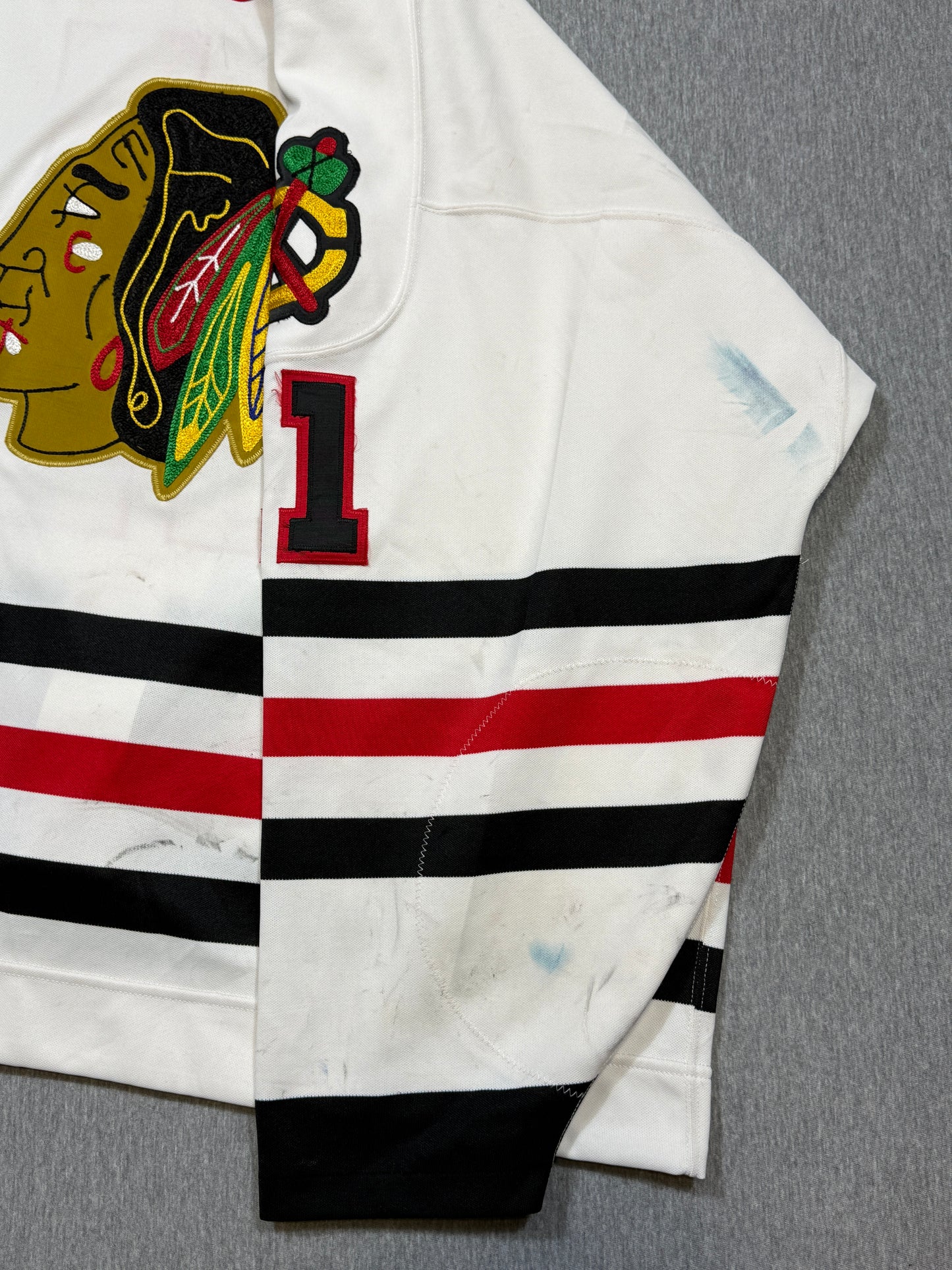Chicago Blackhawks Mike Eagles Game Worn Jersey