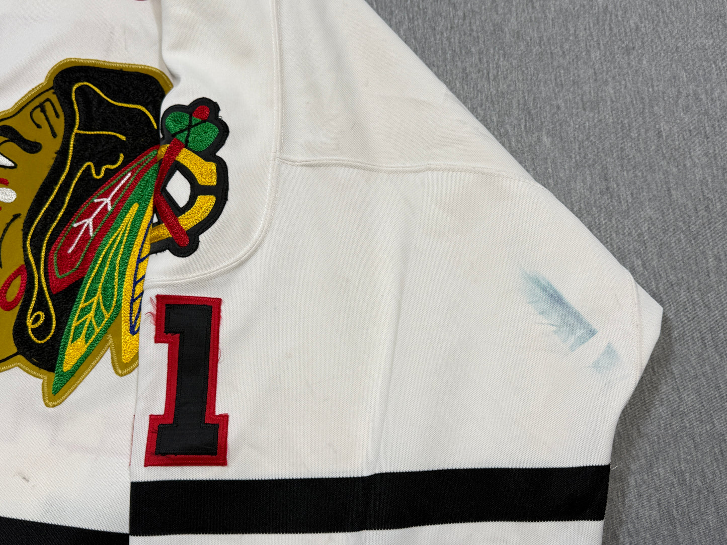 Chicago Blackhawks Mike Eagles Game Worn Jersey