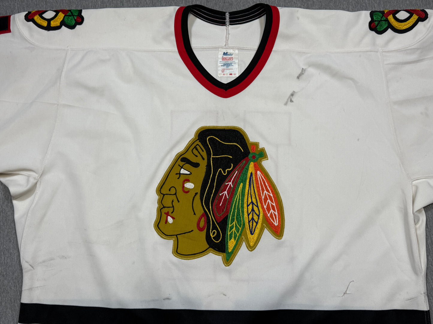 Chicago Blackhawks Mike Eagles Game Worn Jersey