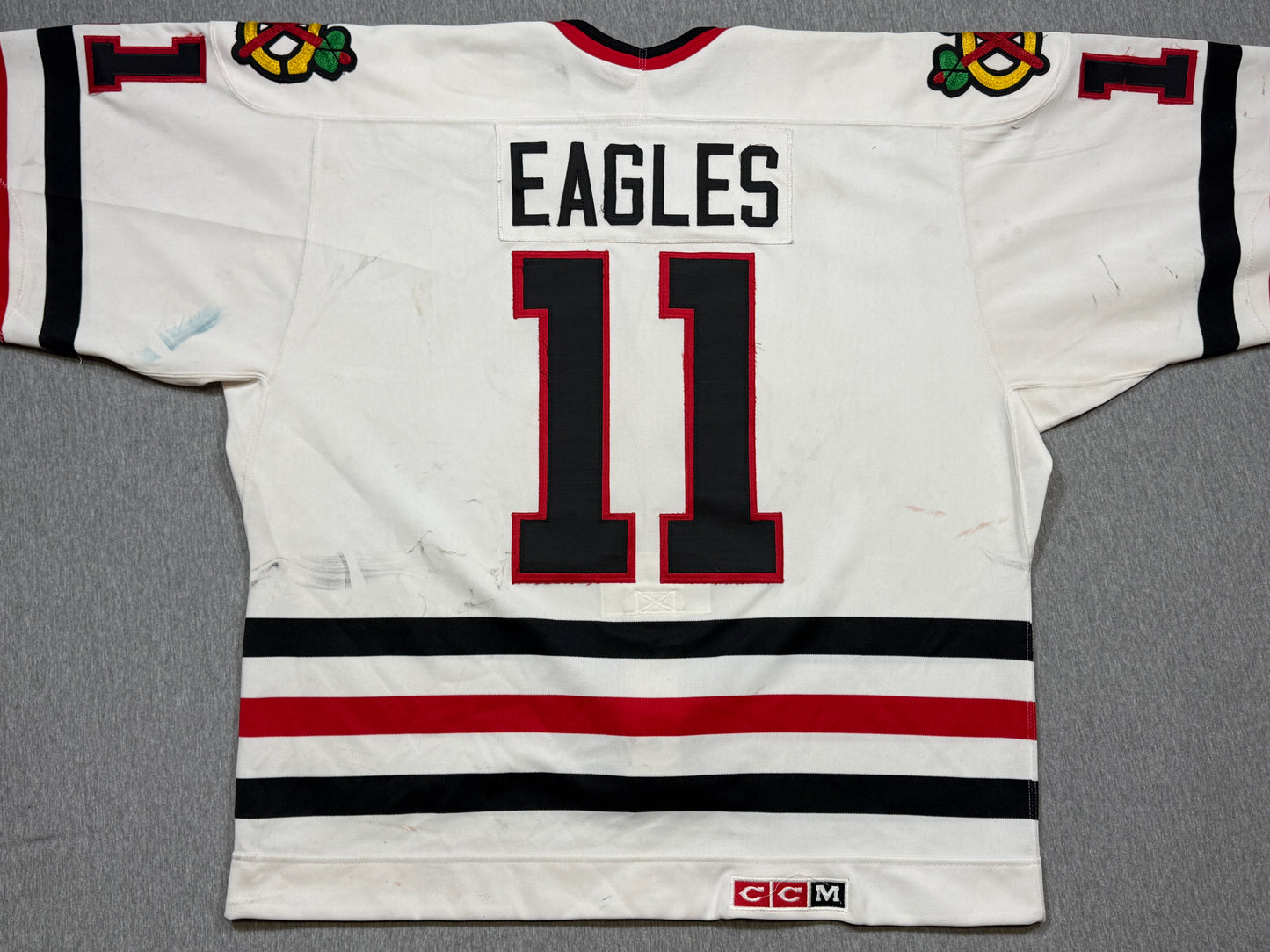 Chicago Blackhawks Mike Eagles Game Worn Jersey