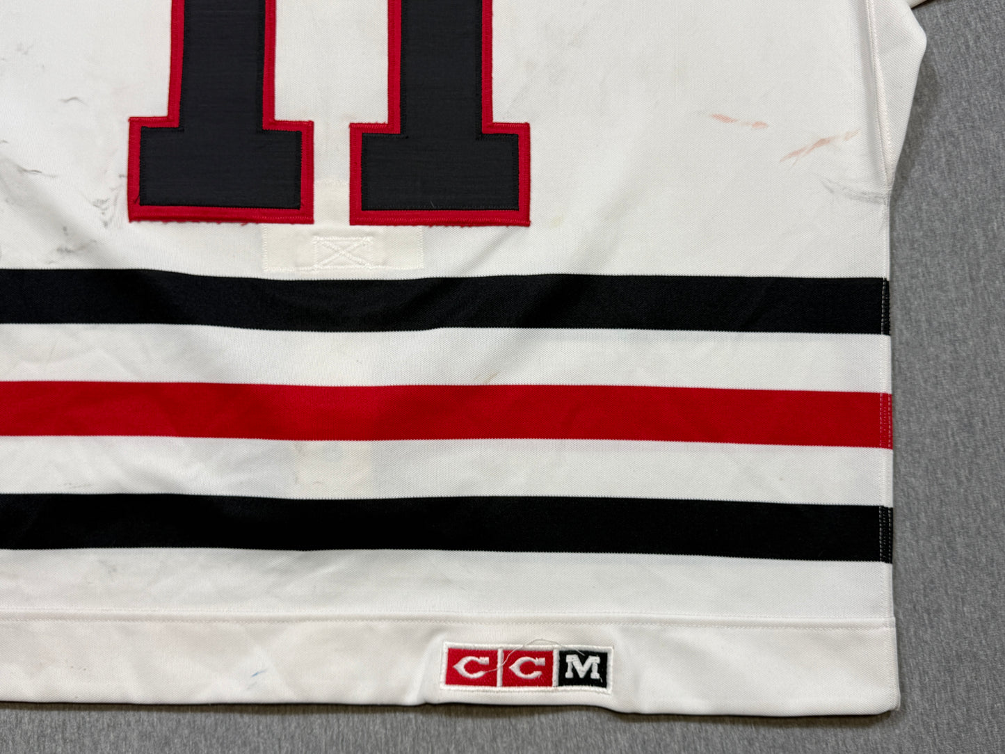 Chicago Blackhawks Mike Eagles Game Worn Jersey