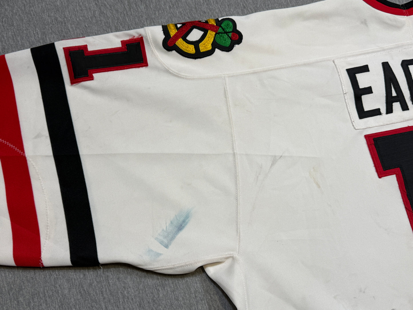 Chicago Blackhawks Mike Eagles Game Worn Jersey