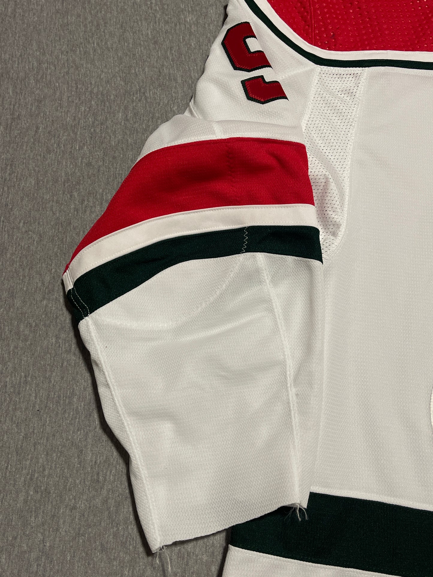 New Jersey Devils Taylor Hall Game Worn Jersey