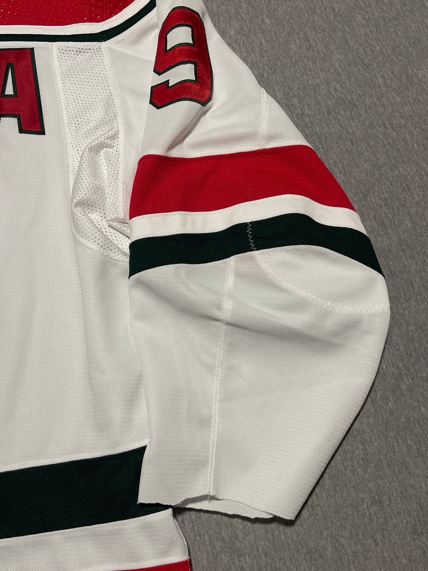 New Jersey Devils Taylor Hall Game Worn Jersey