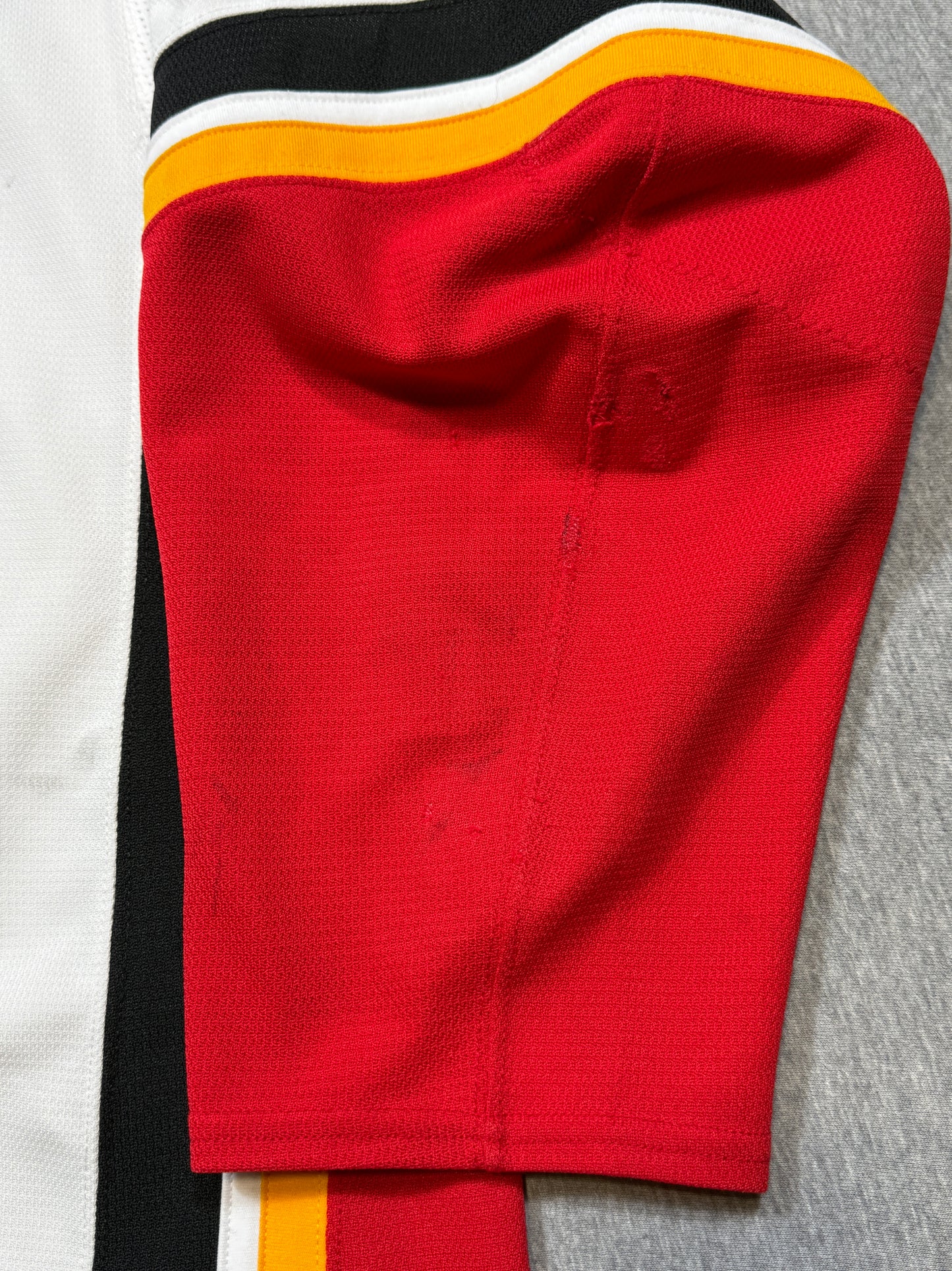 Calgary Flames Travis Hamonic Game Worn Jersey